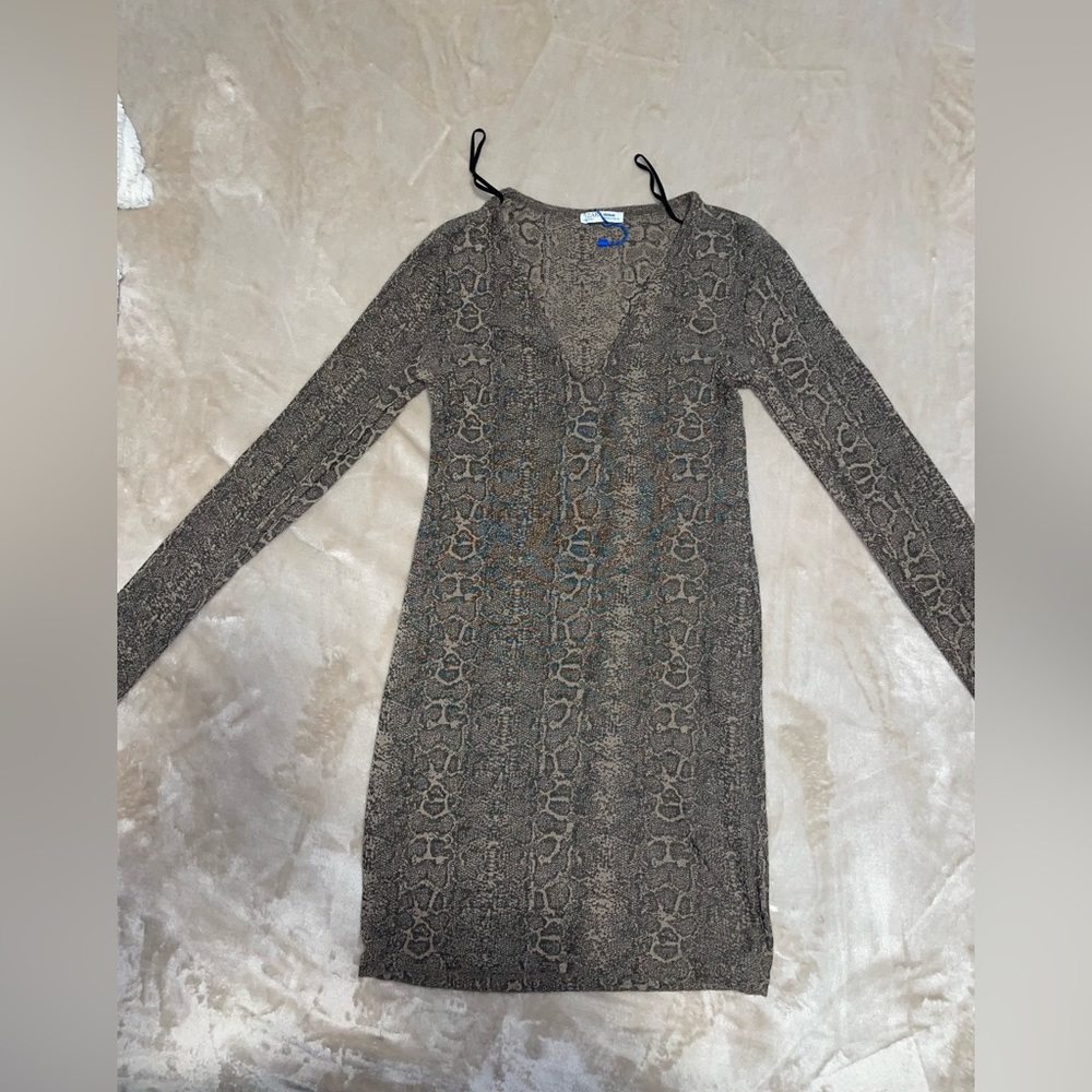 Zara US S Crocodile Print
